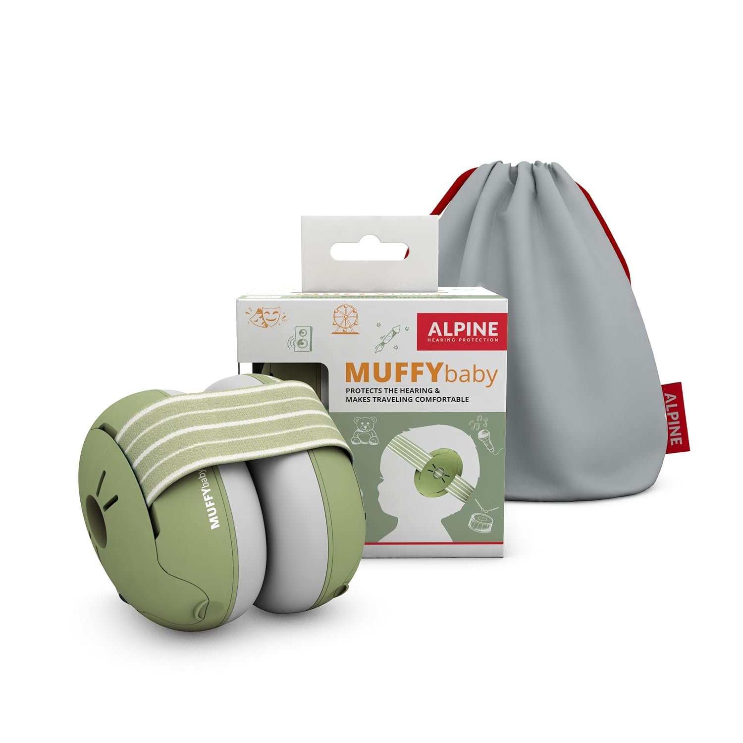 Alpine Muffy Baby Headphones : Comfortable Ear Protection for Infants & Toddlers